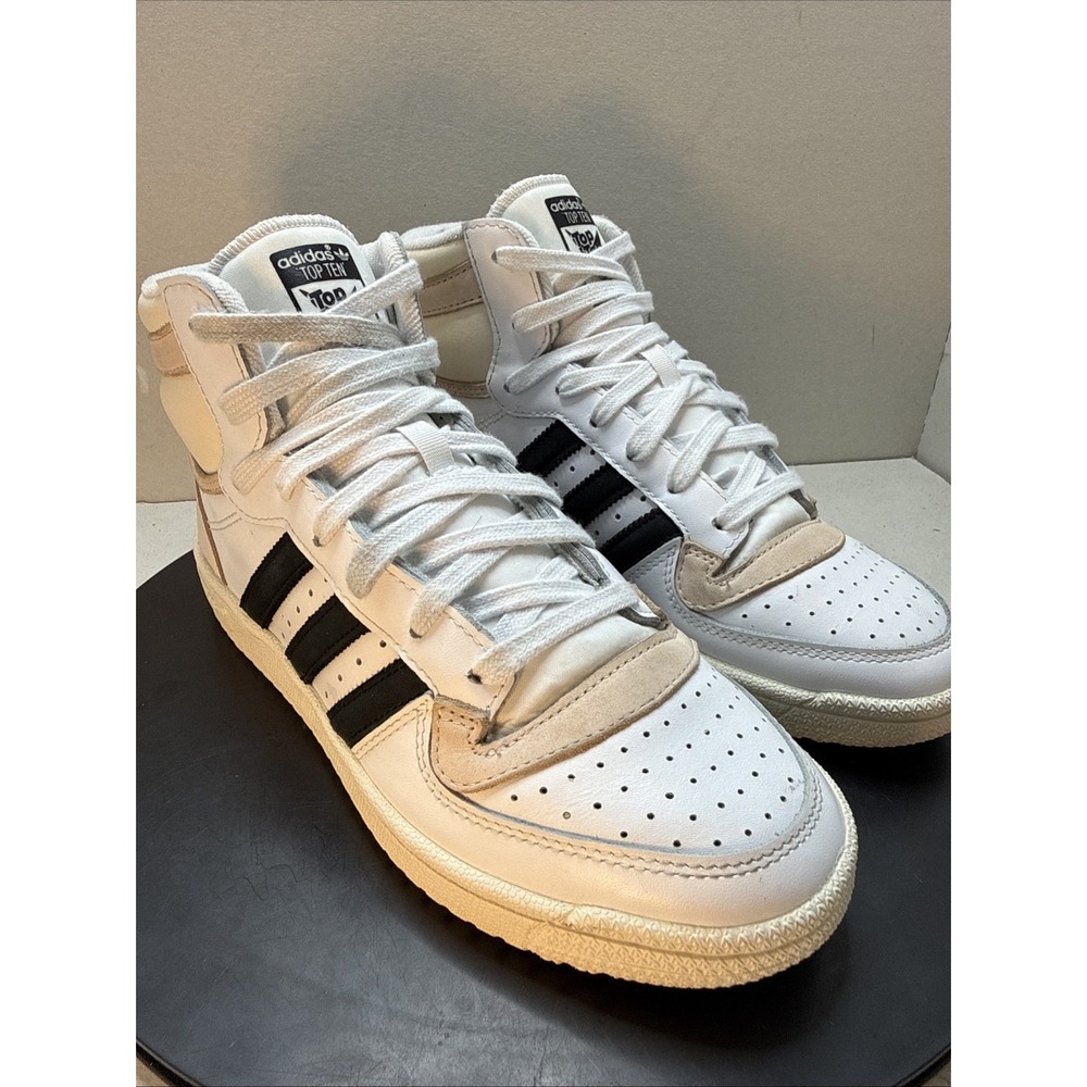 adidas Originals Top Ten RB Hi White Black Basketball Shoes Sneaker Men's Size 8